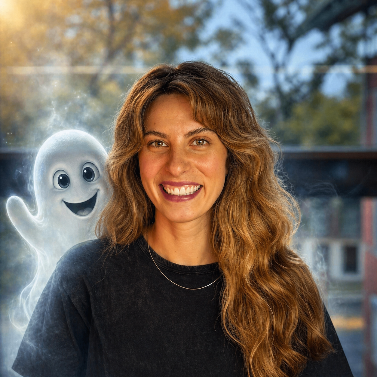 Lisa-Marie mit Geist